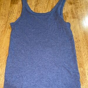American Eagle Outfitters Heather Blue Tank Top